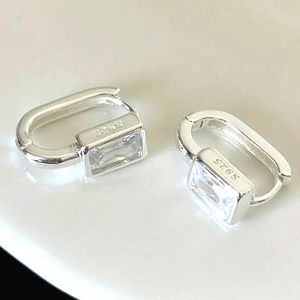 S925 "Working Woman" Lock Back Earrings